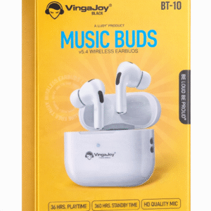 VINGAJOY BT-10 Music Buds | True Wireless Bluetooth Earbuds with Charging Case