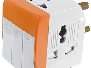 3 Way Plug Adapter | Universal Multi Plug Socket with Individual Switch & LED Indicator