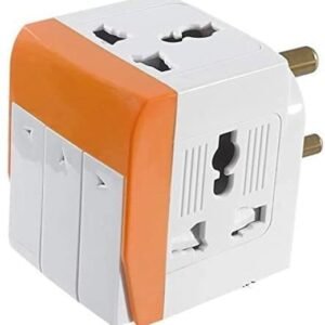 3 Way Plug Adapter | Universal Multi Plug Socket with Individual Switch & LED Indicator