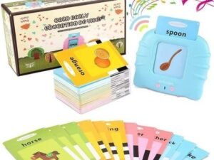 Talking Flash Cards Learning Machine with Cards – English Speaking Educational Toy for Kids