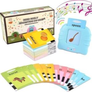 Talking Flash Cards Learning Machine with Cards – English Speaking Educational Toy for Kids