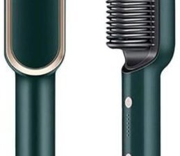 Electric Hair Straightening Comb Brush With Temperature Control