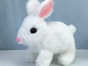Walking & Talking Rabbit Toy – Walk, Talk & Shake Ears – Soft Plush Bunny for Kids
