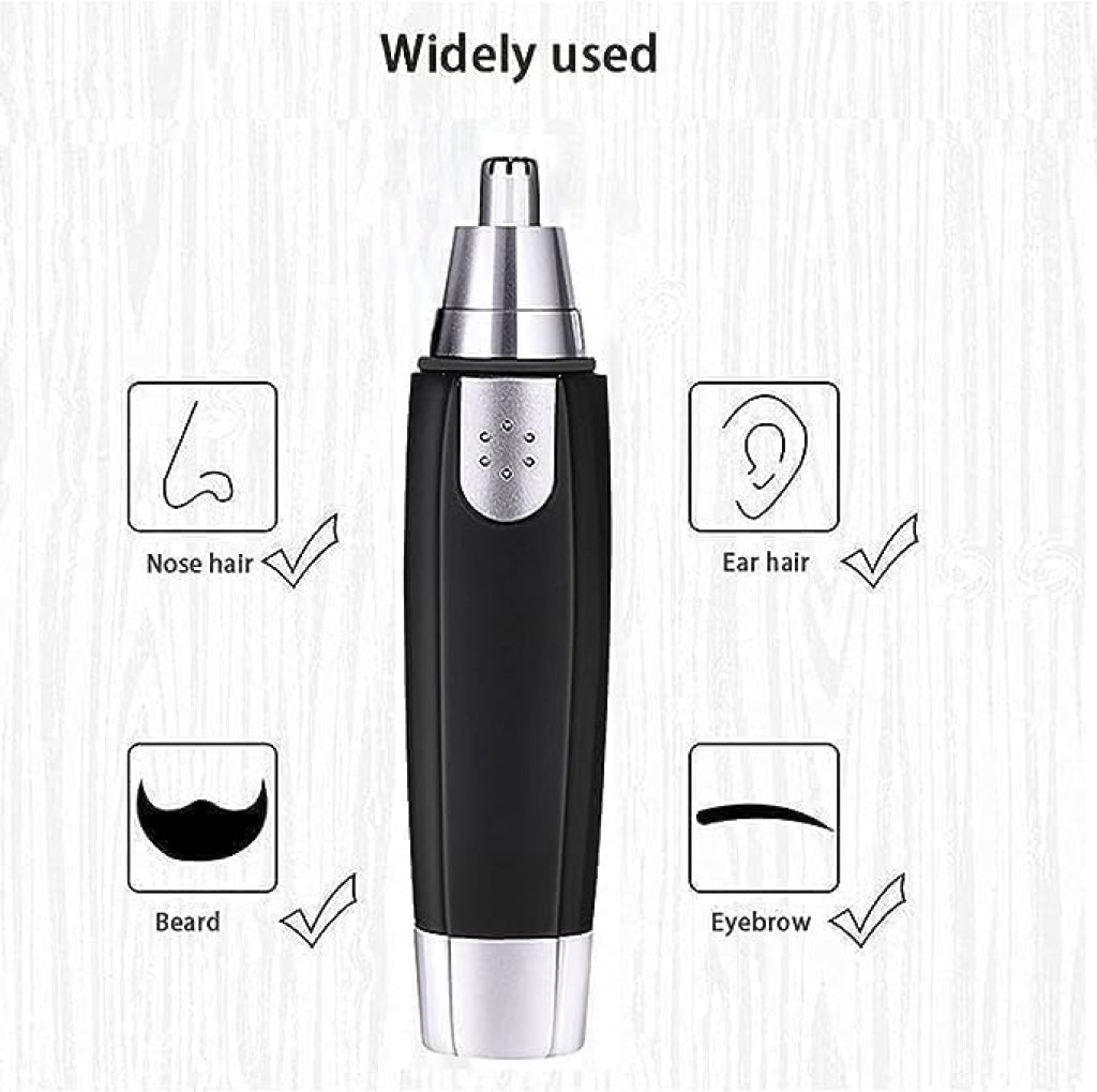 Trimmer- Electric Nose & Ear Hair Trimmer with Stainless Steel Blades for Men & Women - Image 3