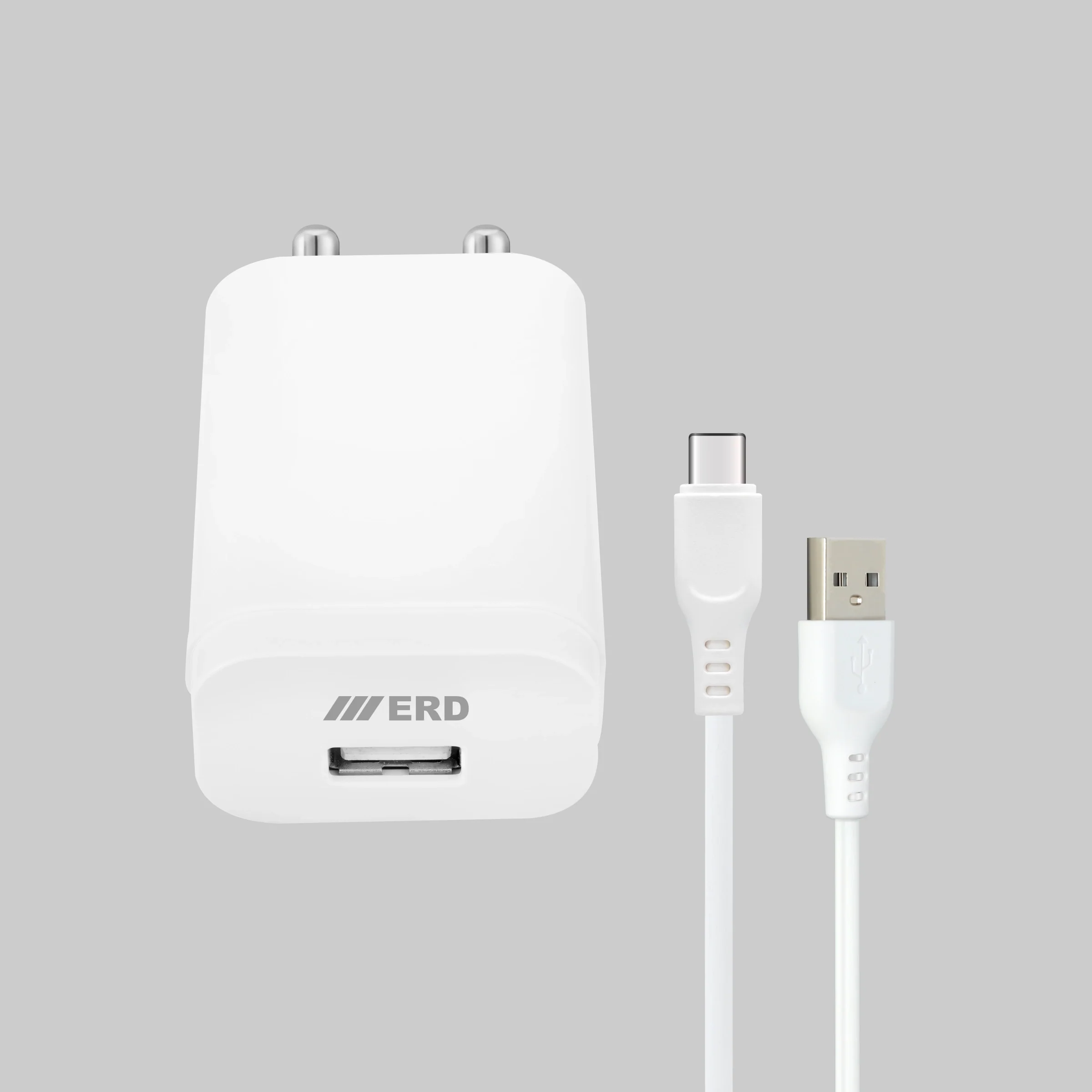 Charger- ERD TC-221 20W Fast Charger (USB-A) with USB-C Cable