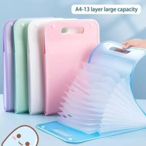 13 Layer A4 Document Storage Organizer – Expandable File Folder with Handle