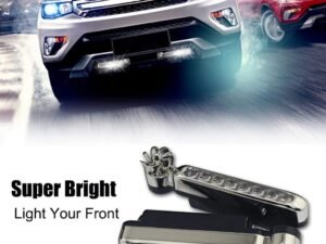 2 PCS Car Wind Powered Light Decorative Daytime Running LED