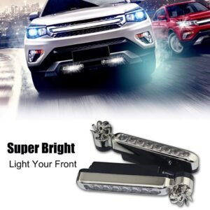 2 PCS Car Wind Powered Light Decorative Daytime Running LED