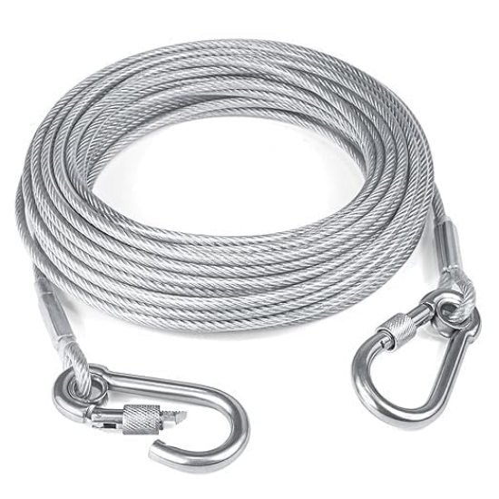 Clothes Drying Combo Set – Clothes Line with Clips + 5 Meter Heavy Duty Steel Wire Rope - Image 2
