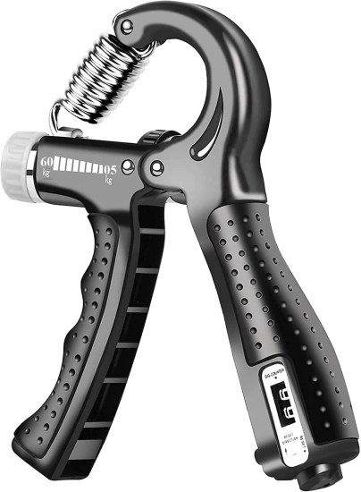 Exerciser- Adjustable Hand Grip Strengthener with Counter