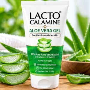 Aloe Vera Gel- Lacto Calamine Aloe Vera Gel with Vitamin E & Glycerin – 150 g